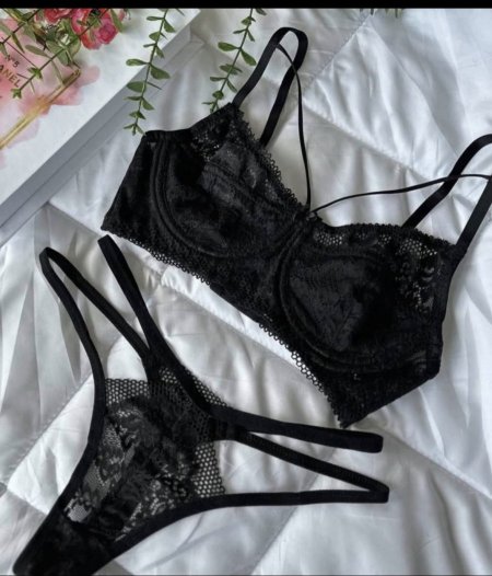 طقم لانجري دانتيل ناعم