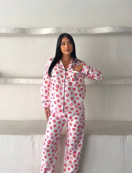 بيجاما victoria secret قماش خريفي 💋